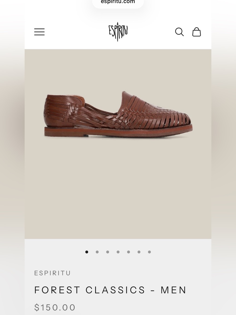 Espiritu Leather Woven Slip-On Flats